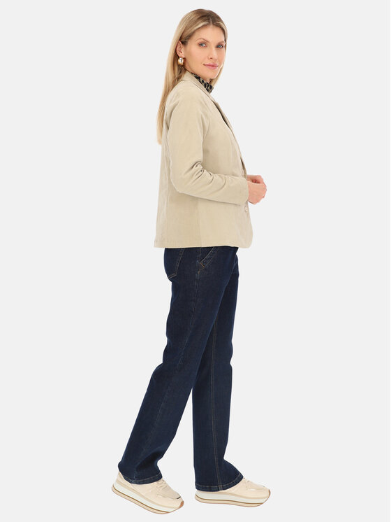 Red Button Red Button Marynarka Blazer Beżowy Regular Fit
