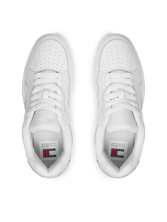 Tommy Jeans Tommy Jeans Sneakersy Tjm Leather Outsole Color EM0EM01350 Biały