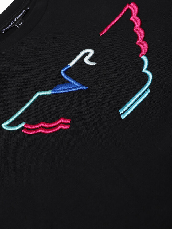 T-shirt 3H3T6C 2JQAZ 0999 Nero Regular Fit