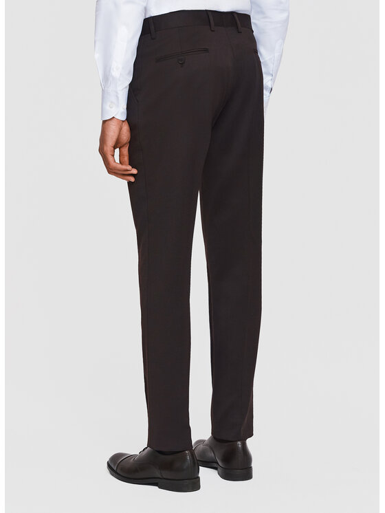 Pako Lorente Pako Lorente Spodnie garniturowe P26SF-6G-042 Brązowy Slim Fit