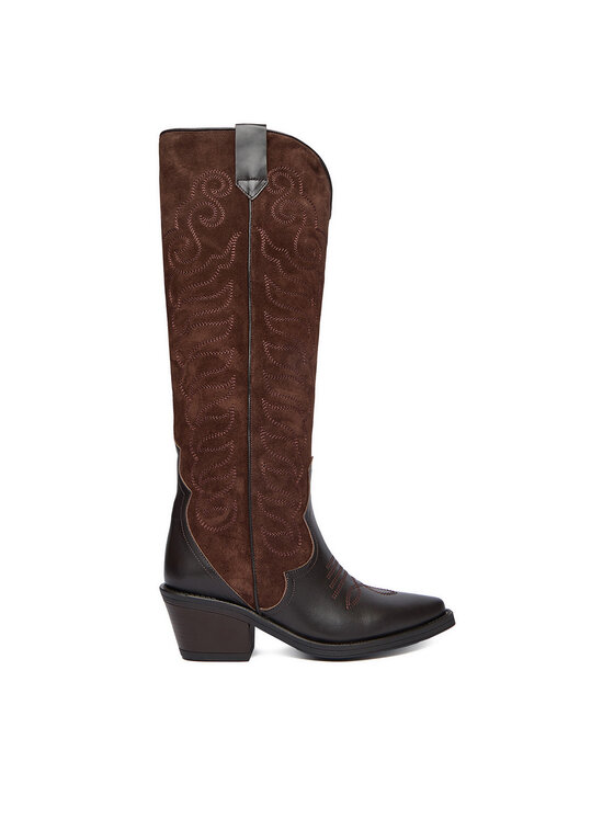Badura Badura Stivali texani EO-BAYLOR-5033-25 Marrone