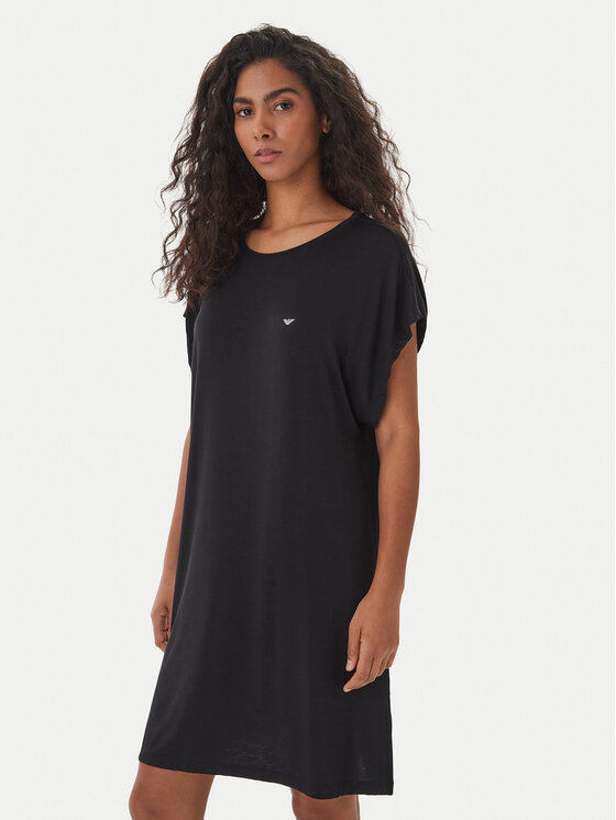 Emporio Armani Underwear Emporio Armani Underwear Camicia da notte EW002965 AF19024 UC001 Nero Regular Fit