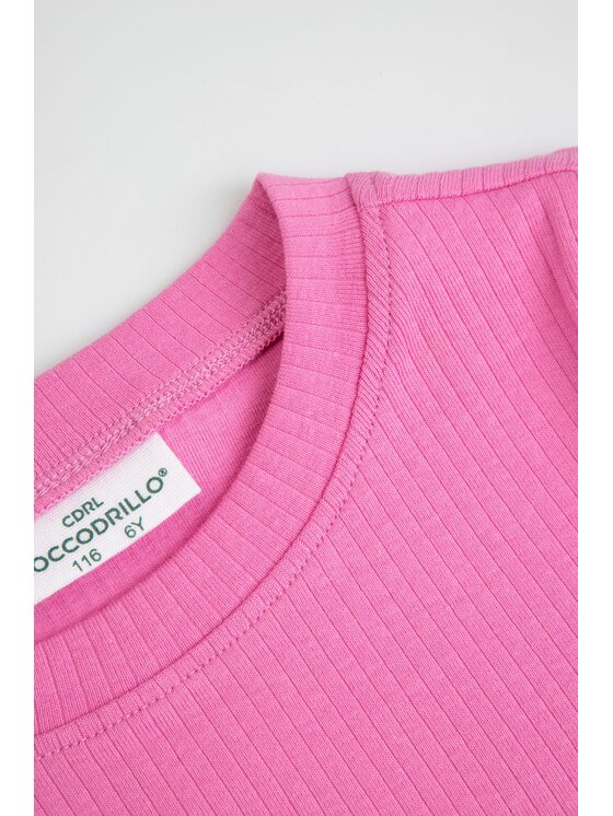 Coccodrillo Coccodrillo Tričko ZC6143204AGK-007 Ružová Regular Fit
