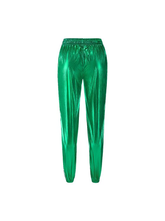 La Mania La Mania Spodnie dresowe CALLE Zielony Classic Fit
