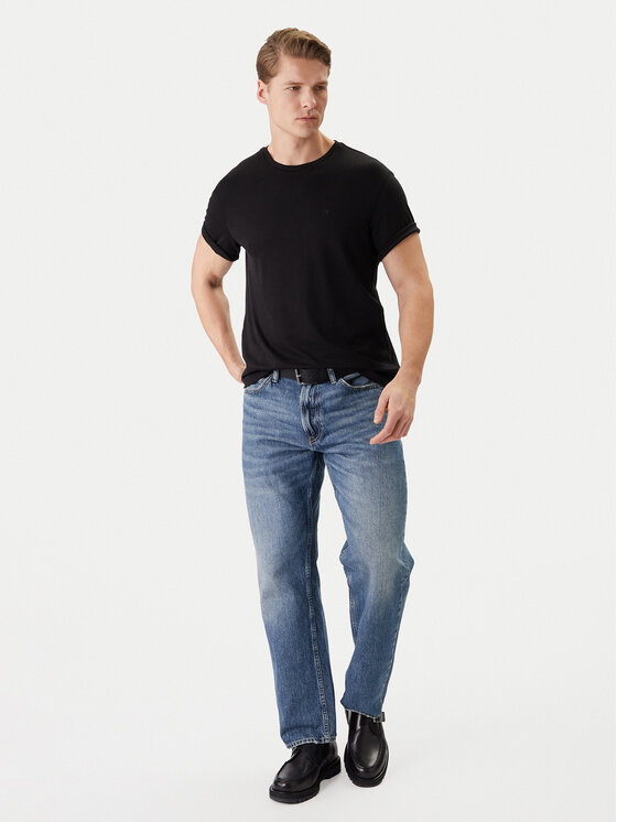 Calvin Klein Calvin Klein Tričko LV04LB275G Čierna Regular Fit