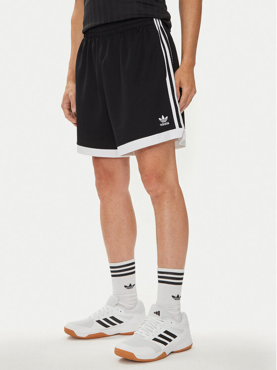 adidas adidas Sportovní kraťasy Mock Eyelet IZ4800 Černá Regular Fit