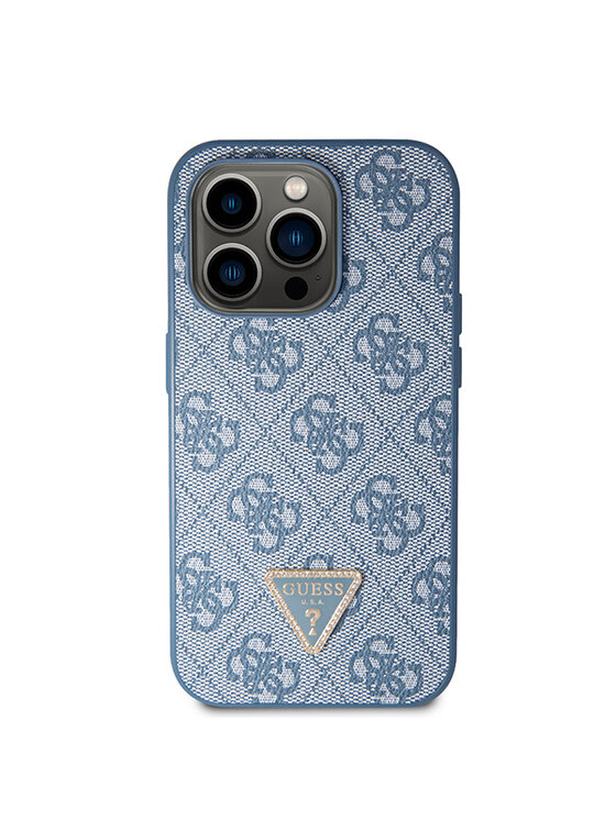 Guess Guess Etui na telefon iPhone 14 Pro Max Niebieski
