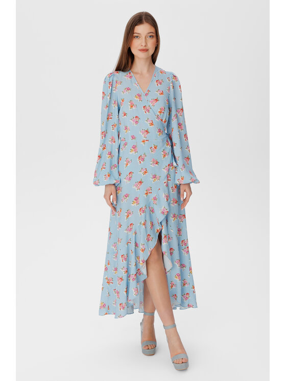 LAURELLA LAURELLA Každodenné šaty 4SS016 Modrá Regular Fit
