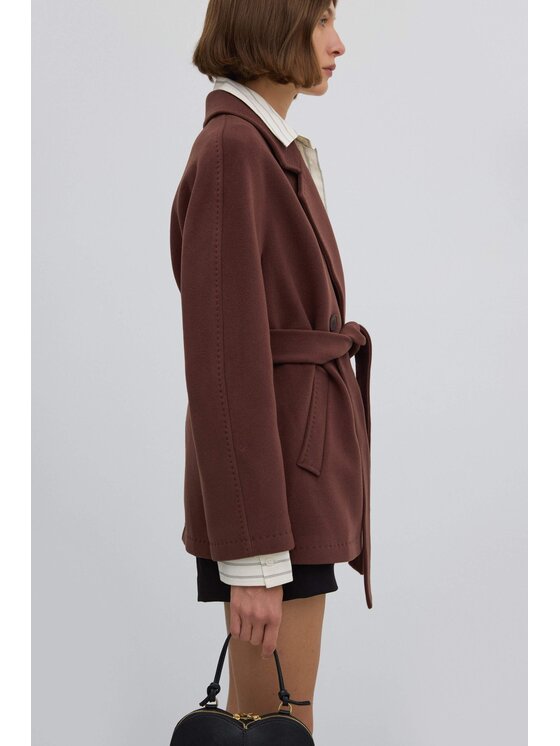 Estro Estro Cappotto ER00117092 Marrone Loose Fit