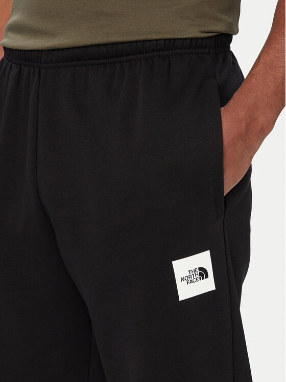 The North Face The North Face Teplákové kalhoty Box Half Dome NF0A8JB0 Černá Regular Fit