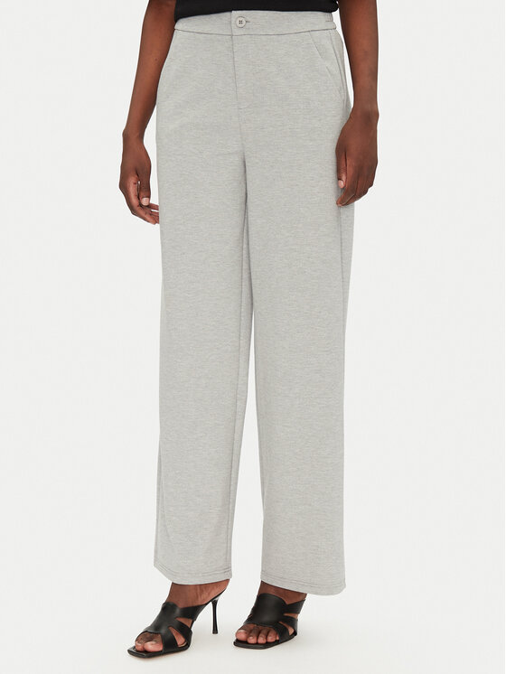 Fransa Fransa Szövet nadrág 20615134 Szürke Regular Fit