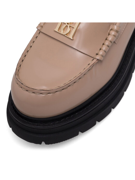 Badura Badura Loafersy PAOLA-112890 Beżowy