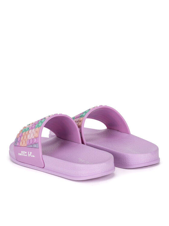Nelli Blu Nelli Blu Pantoletten P3047043D Rosa