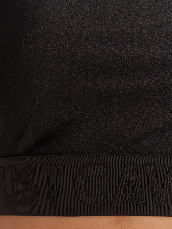 Just Cavalli Just Cavalli Τοπ 79PAM204 J0108 Μαύρο Slim Fit