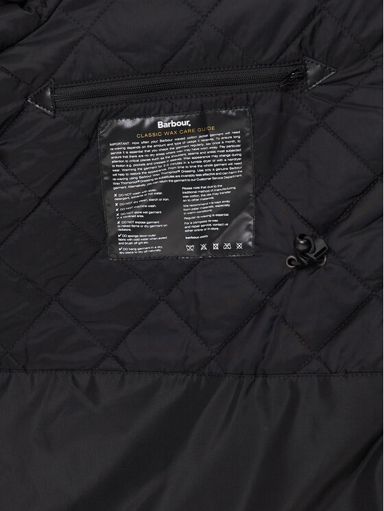 Barbour Barbour Übergangsjacke Sapper MWX0020BK71 Schwarz Regular Fit