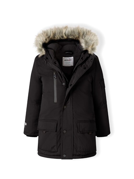 minoti minoti Kurtka zimowa 19COAT70 Czarny Regular Fit