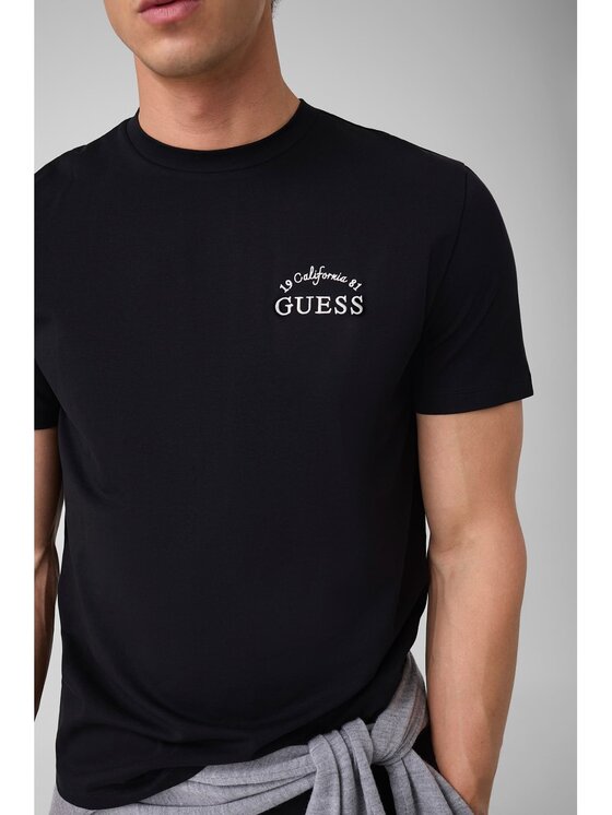 Guess Guess T-Shirt 183089 Černá Classic Fit