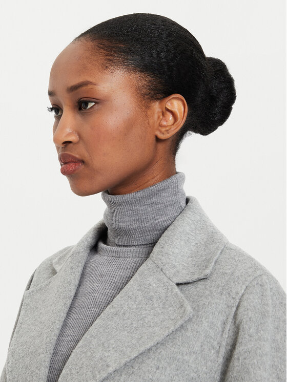 Marella Marella Wollmantel Won 2423016041 Grau Regular Fit
