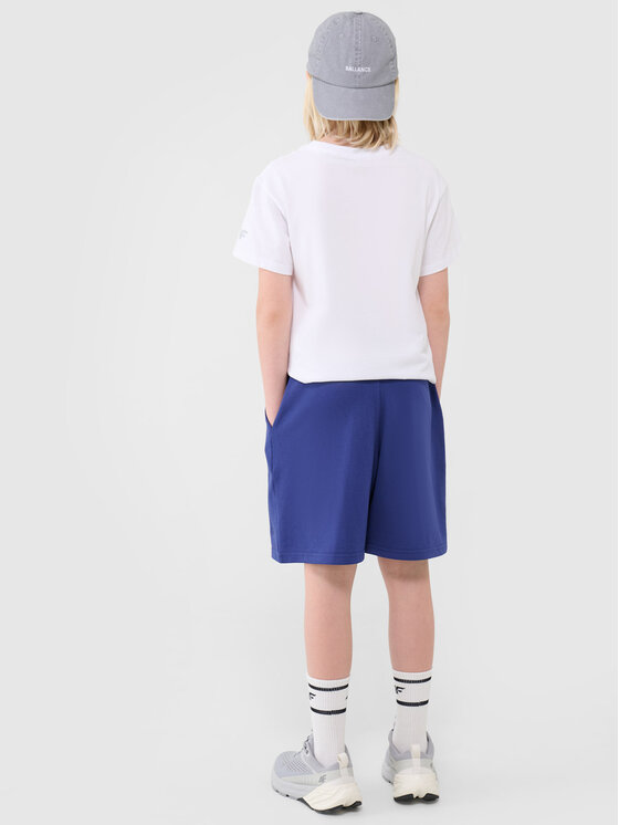 4F 4F Spodnie dresowe BASIC+ Niebieski Oversize