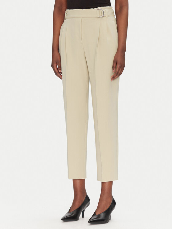 BOSS BOSS Pantaloni di tessuto Tapiah 50490037 Beige Regular Fit