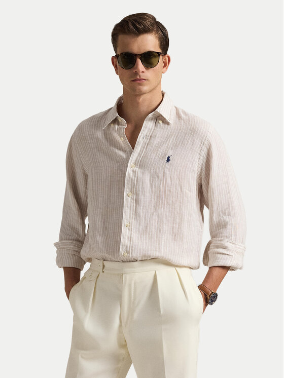 Polo Ralph Lauren Polo Ralph Lauren Hemd 710B15594006 Beige Regular Fit