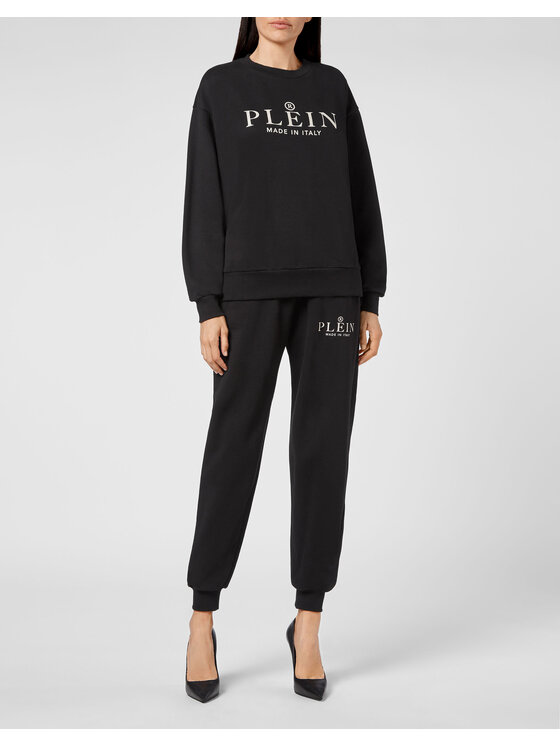 PHILIPP PLEIN PHILIPP PLEIN Bluza 2609 Czarny Regular Fit