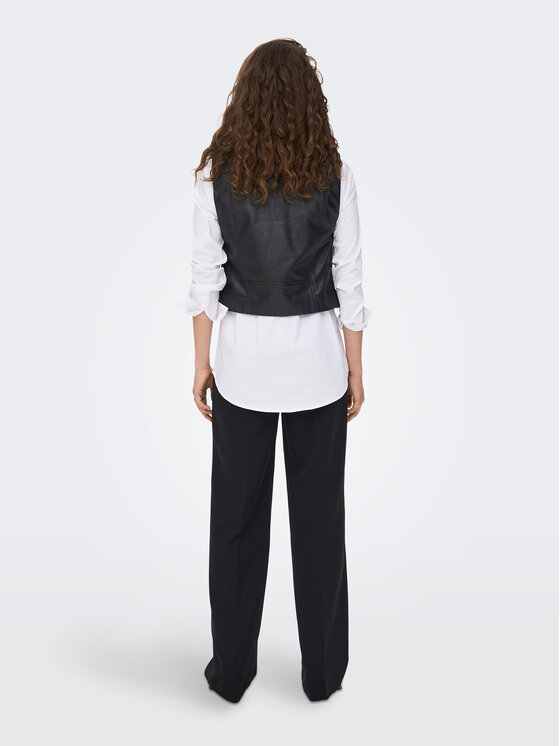 ONLY ONLY Bezrękawnik Vera 15239240 Czarny Regular Fit