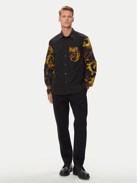 Versace Jeans Couture Versace Jeans Couture Πουκάμισο 76GAL2R2 Μαύρο Regular Fit