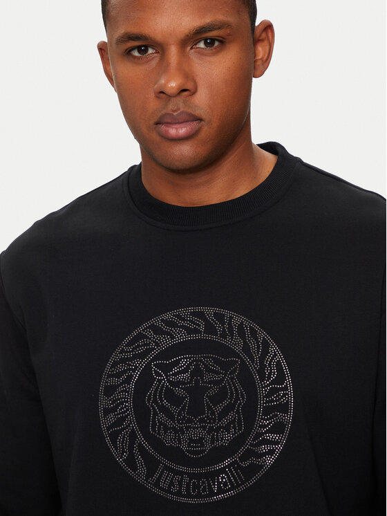 Just Cavalli Just Cavalli Mikina 77OAIT03 Černá Regular Fit