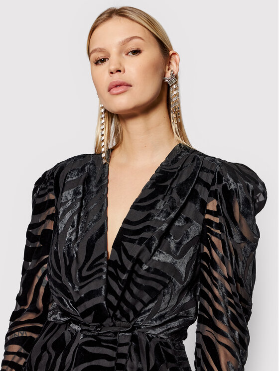 IRO IRO Coctailkleid Nervez Schwarz Regular Fit