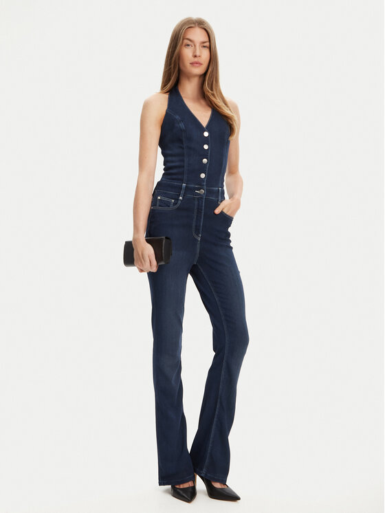 Guess Guess Kezeslábas W5YD57 D0782 Sötétkék Regular Fit