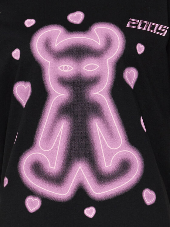 2005 2005 T-Shirt Unisex Lovely Horned Lucy Czarny Relaxed Fit