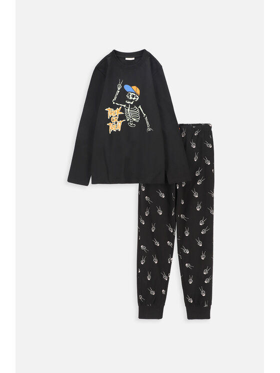 Coccodrillo Coccodrillo Piżama ZC3448127PJS-021 Czarny Regular Fit