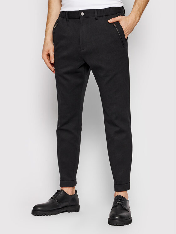 Young Poets Society Young Poets Society Pantaloni chino 106625 Nero Regular Fit