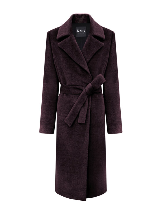 KMX Studio KMX Studio Płaszcz zimowy 186570024 Fioletowy Straight Fit