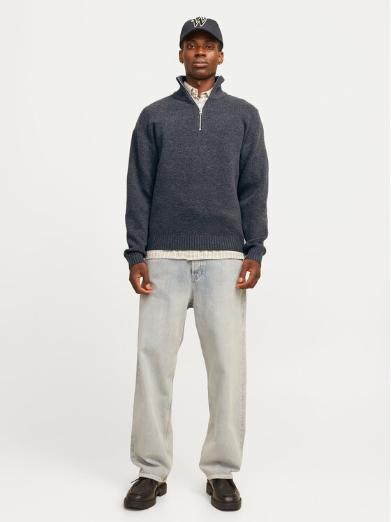 Jack&Jones Jack&Jones Пуловер Ollie 12241817 Сив Relaxed Fit