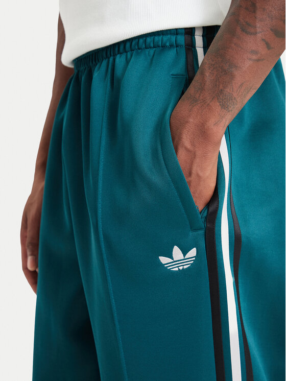 adidas adidas Παντελόνι φόρμας Adicolor Spacer Baggy Track Pant KS7429 Πράσινο Relaxed Fit