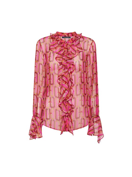 Elena Mirò Elena Mirò Camicia 5141P000196N001 Rosa Regular Fit