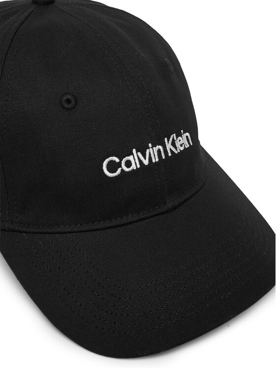 Calvin Klein Calvin Klein Καπέλο Jockey Logo Embroidery Baseball Cap LV04F5003G Μαύρο