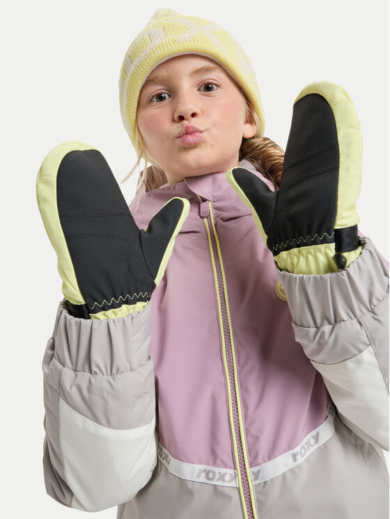 Roxy Roxy Rękawice snowboardowe Jetty Solid Mitt ERGHN03050 Żółty