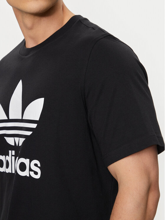adidas adidas Marškinėliai Adicolor Classics Trefoil T-Shirt IA4815 Juoda Regular Fit
