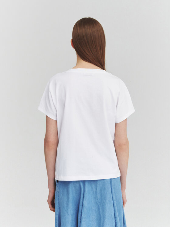 TATUUM TATUUM T-Shirt NILS 1 Biały Classic Fit
