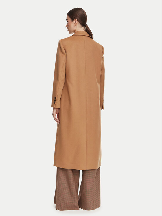 Marella Marella Villane mantel Pavido 2623016031 Pruun Loose Fit
