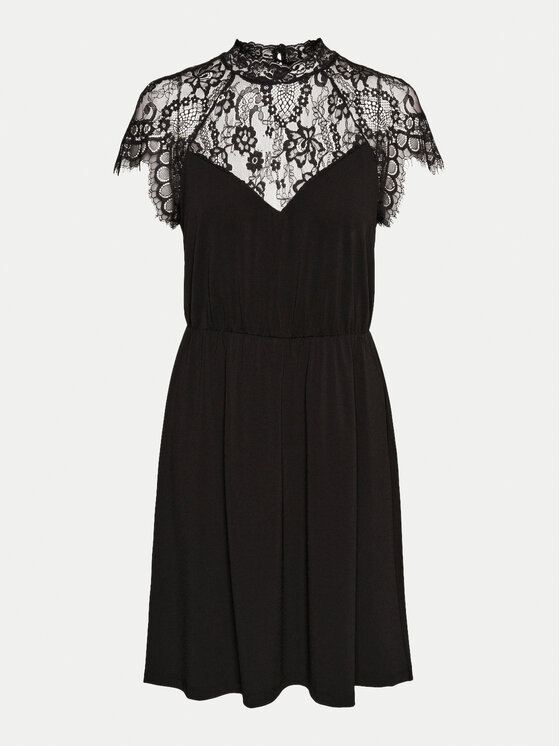 Vero Moda Vero Moda Koktejlové šaty Milla 10319974 Černá Standard Fit