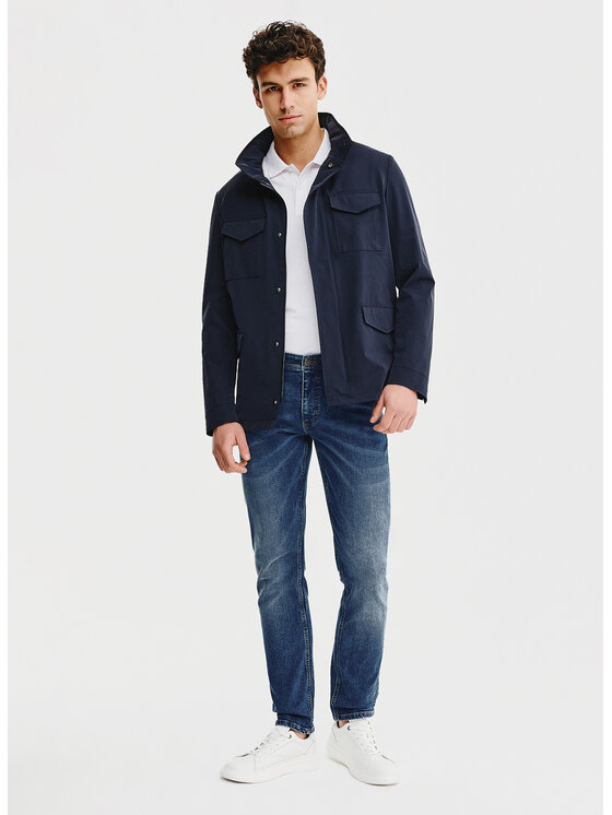 Pako Lorente Pako Lorente Jeansy P25SF-WJ-002 Granatowy Slim Fit