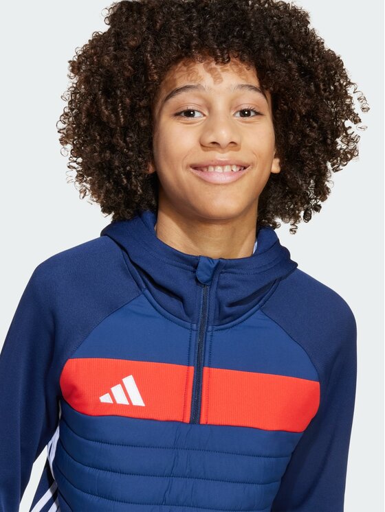 adidas adidas Bluza Tiro 25 Essentials Winterized Błękitny Regular Fit