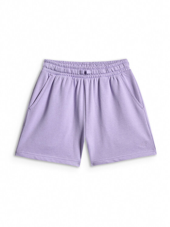 4F 4F Szorty sportowe BASIC+ Fioletowy Regular Fit