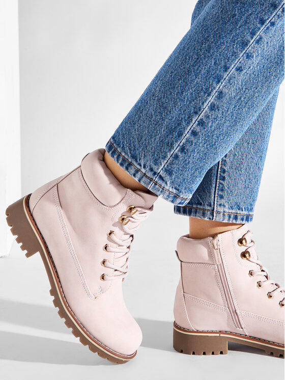 Jenny Fairy Jenny Fairy Schnürstiefeletten WS722-28G Rosa