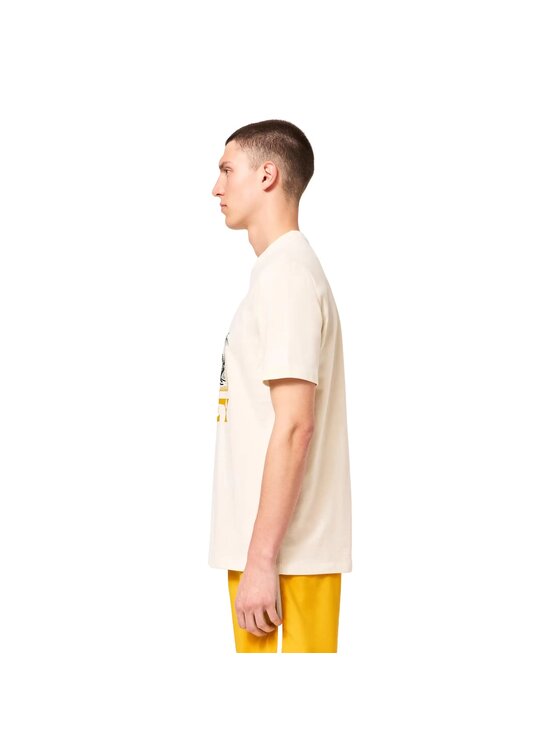 Oakley Oakley T-Shirt FOA404835 Beżowy Regular Fit