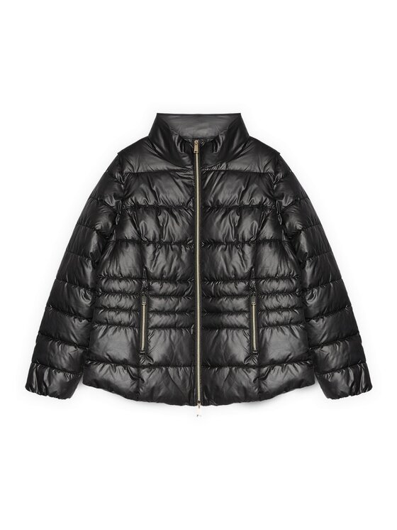 Fiorella Rubino Fiorella Rubino Kurtka puchowa F444T001345N033 Czarny Regular Fit